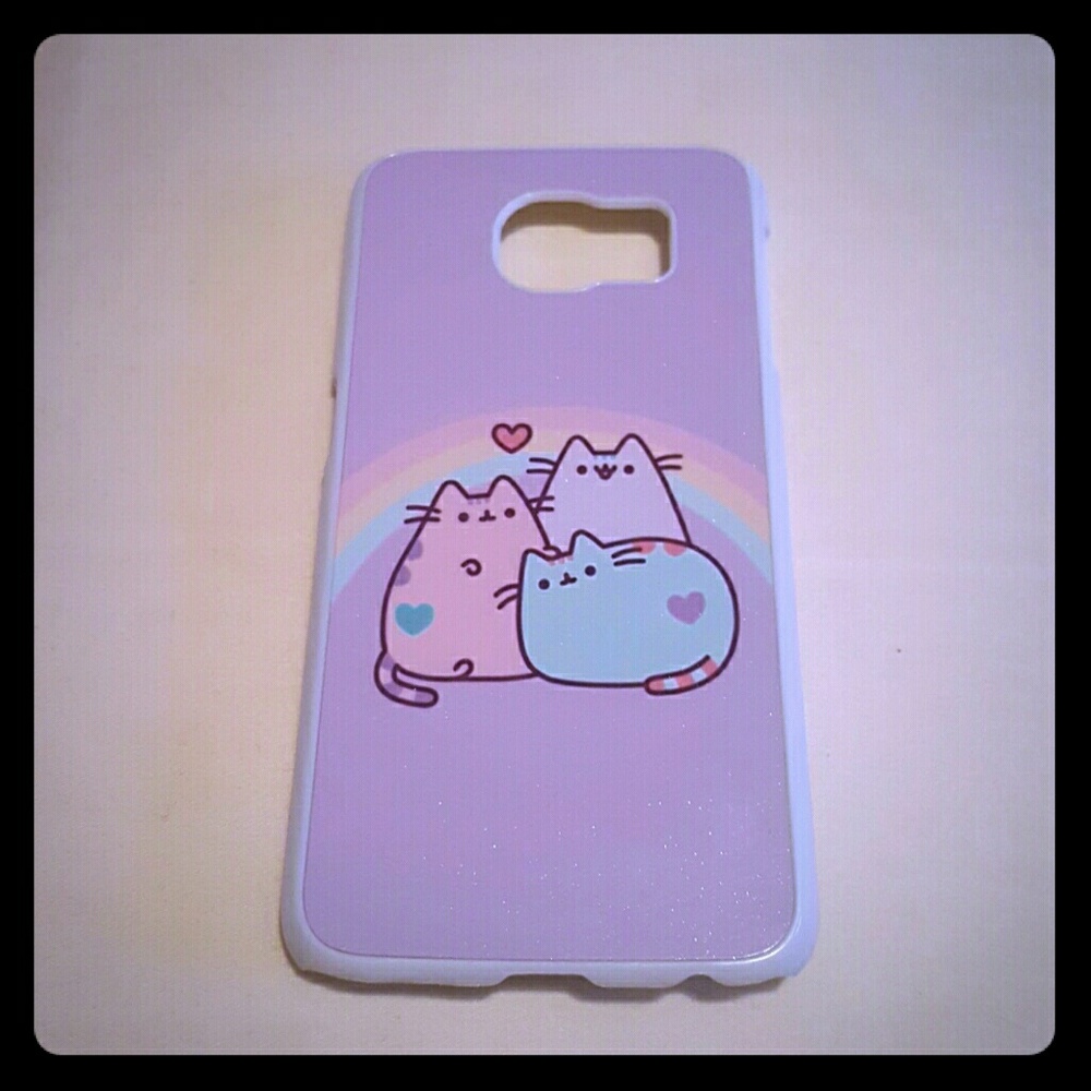 Samsung Galaxy s6 Pusheen Plastic Phone Case